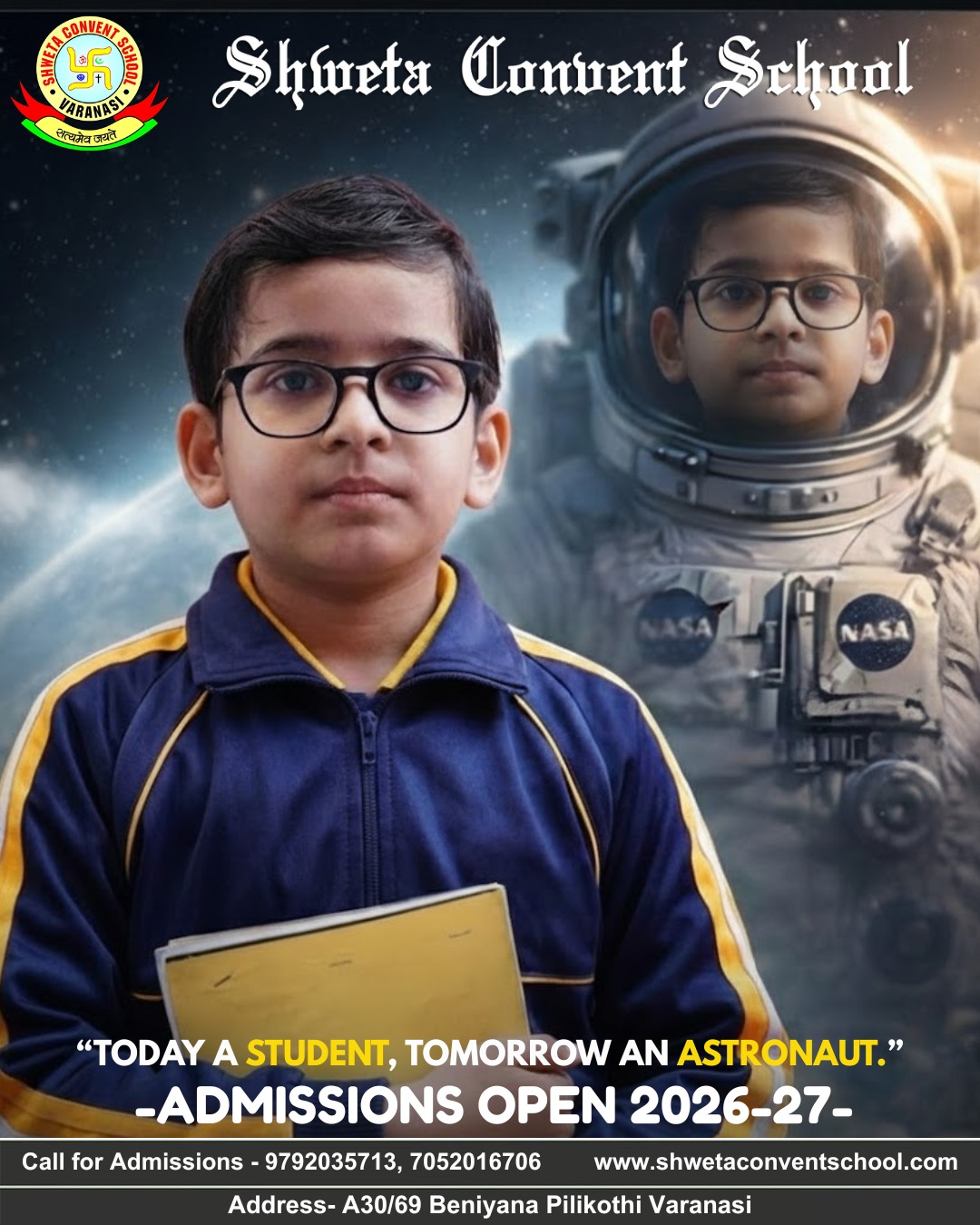 Shweta Convent School Admission Notice 2026